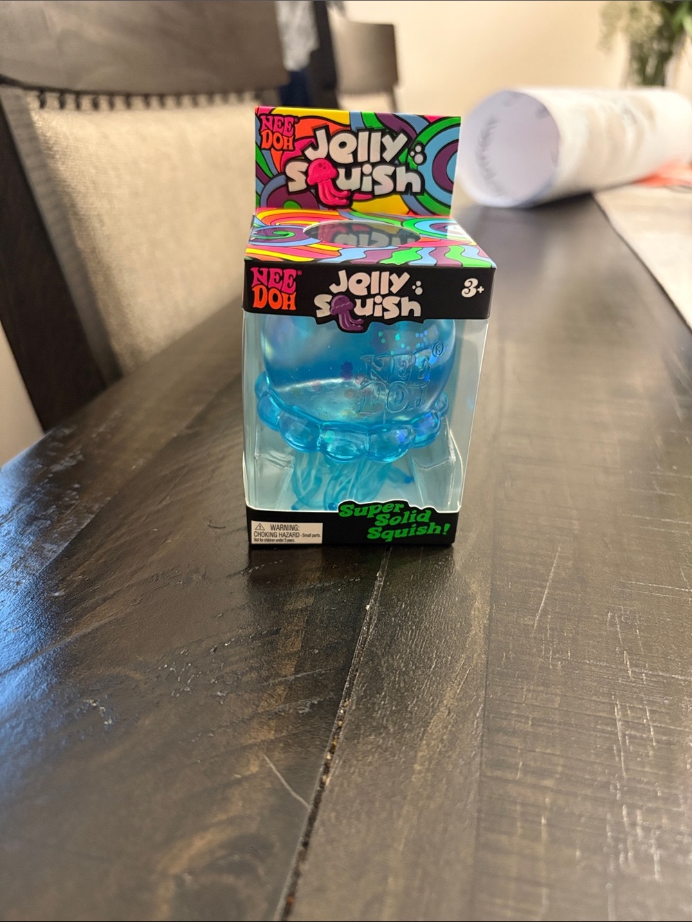 Jelly Squish Blue Super Solid Squish Toy by Jolly Squish